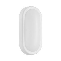 EGLO BURLEIGH LED BUNKER OVAL BLACK AND WHITE COVERS 204404